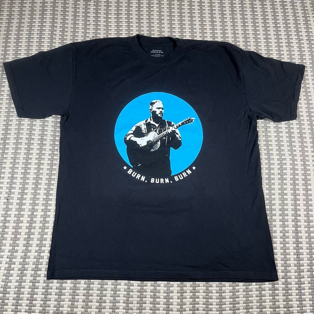 Zach Bryan‎ Shirt Small Burn Burn Burn Tour Official Merch Country Men’s XL New